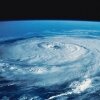 Фото урагана со спутника