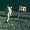 Нил Армстронг на луне